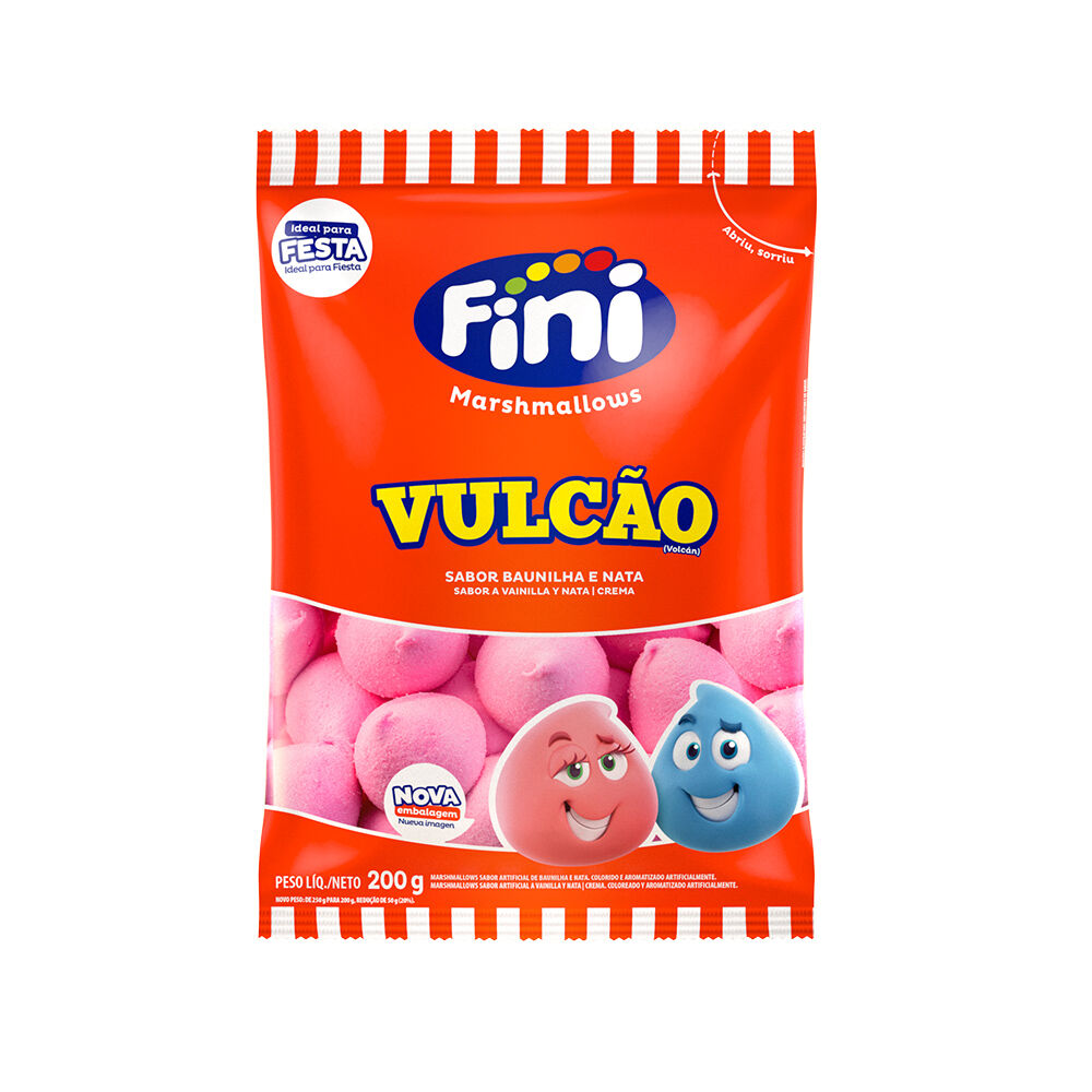 Vulcão Rosa 200g- Fini