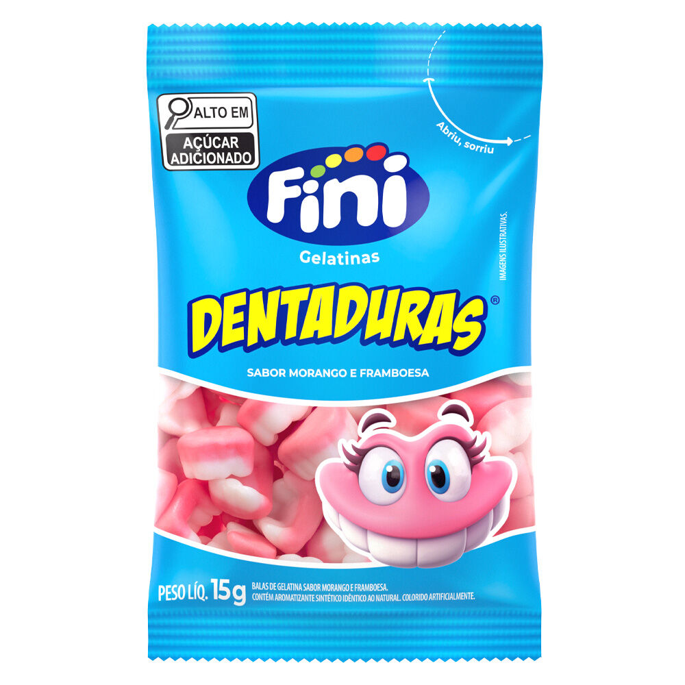 Mini Dentaduras com 12x15g cada - Fini