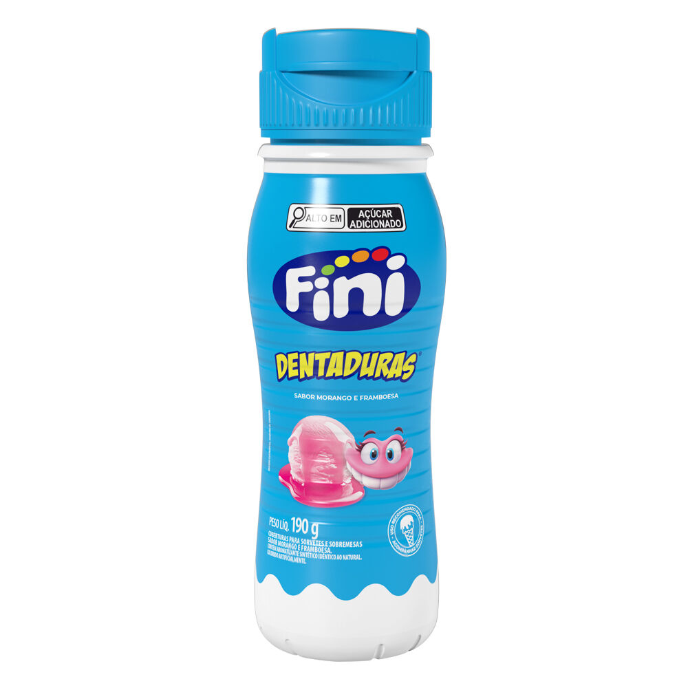 Calda Para Sorvete Dentadura 190g - Fini