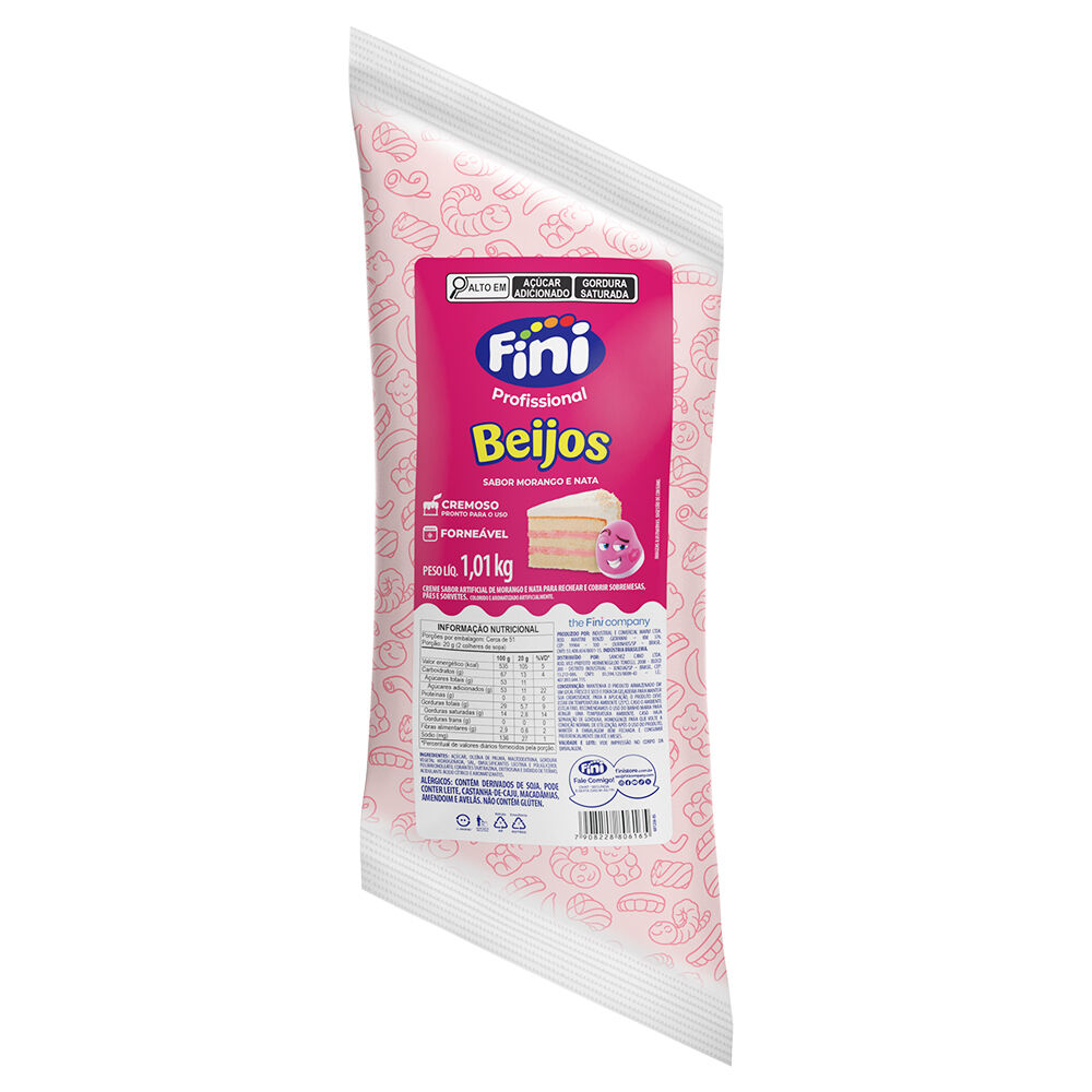 Recheio Beijos 1,01kg - Fini