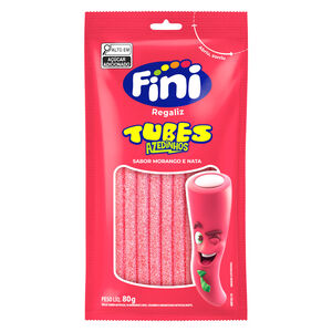 Tubes Morango Azedinho  80g - Fini