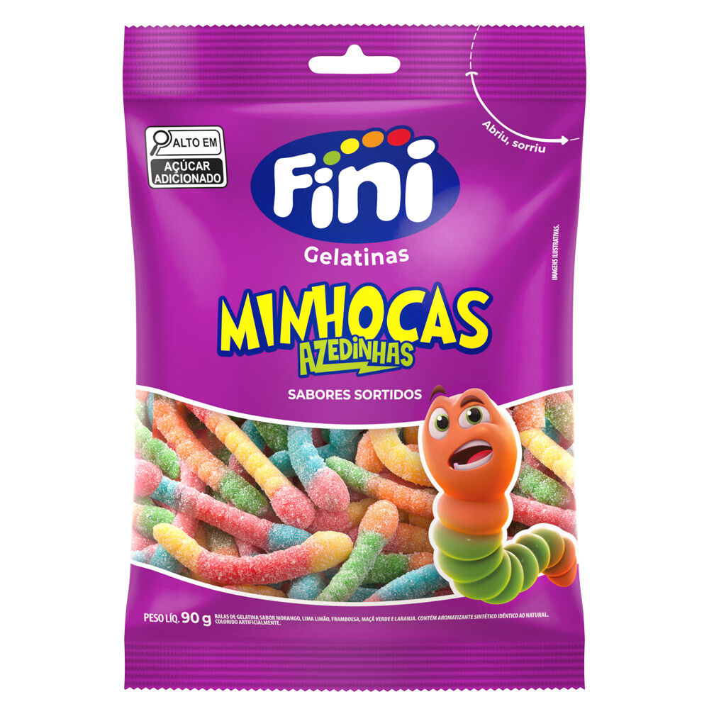 Minhocas Azedinhas 250g - Fini