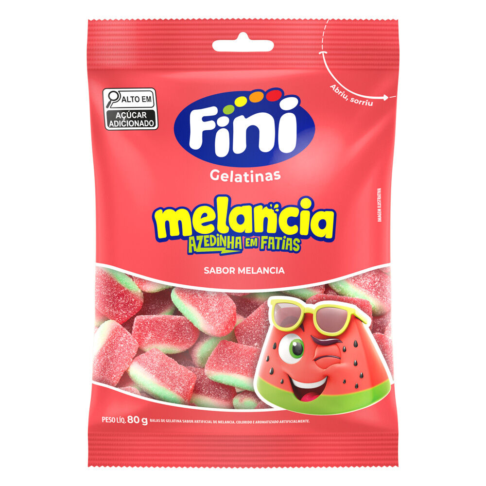 Melancia Azedinha em Fatias 80g - Fini