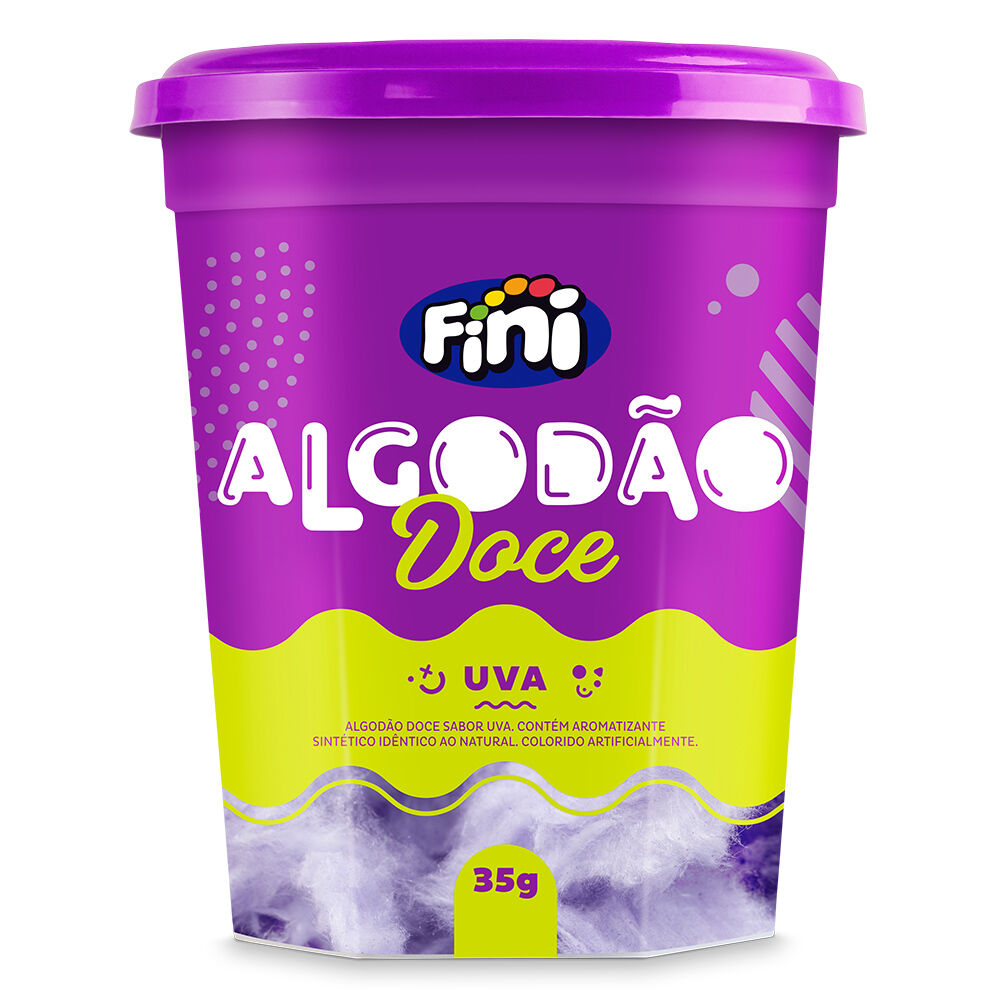 Algodão Doce Uva 35g - Fini