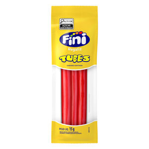 Fini Festa Tubes com 10 pacotes de 15g cada