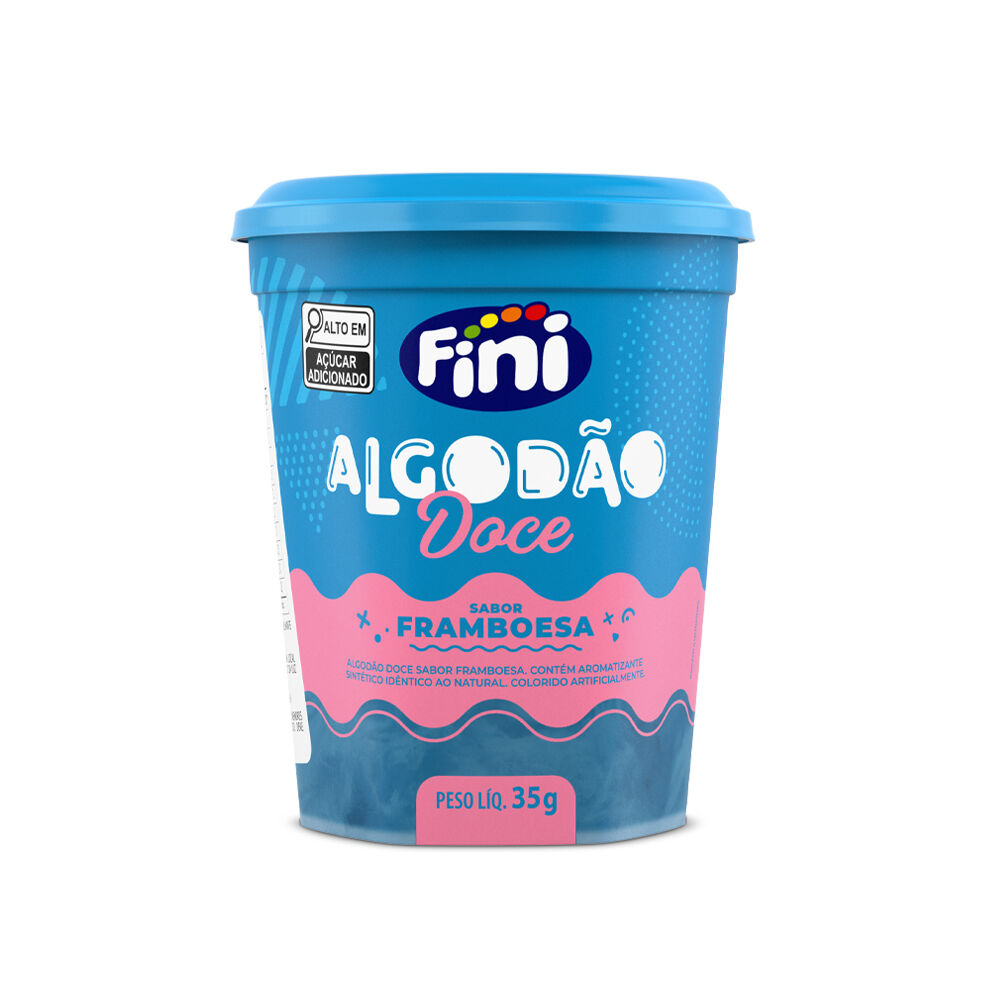 Algodão Doce Framboesa 35g - Fini