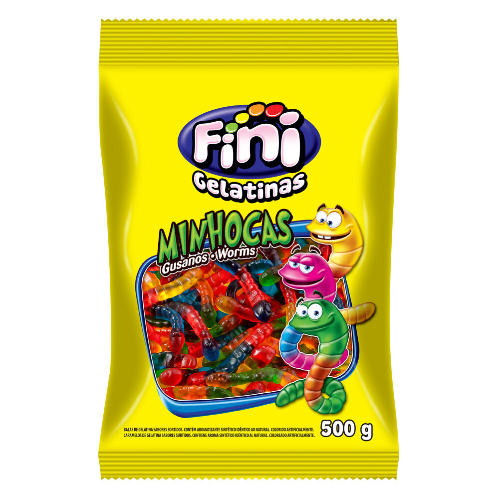 Minhocas 500g - Fini