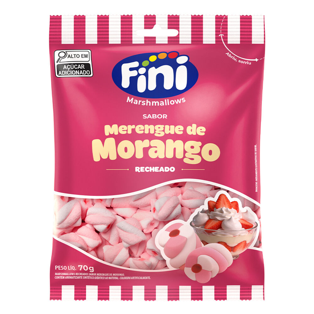 Marsh Merengue de Morango 70g- Fini