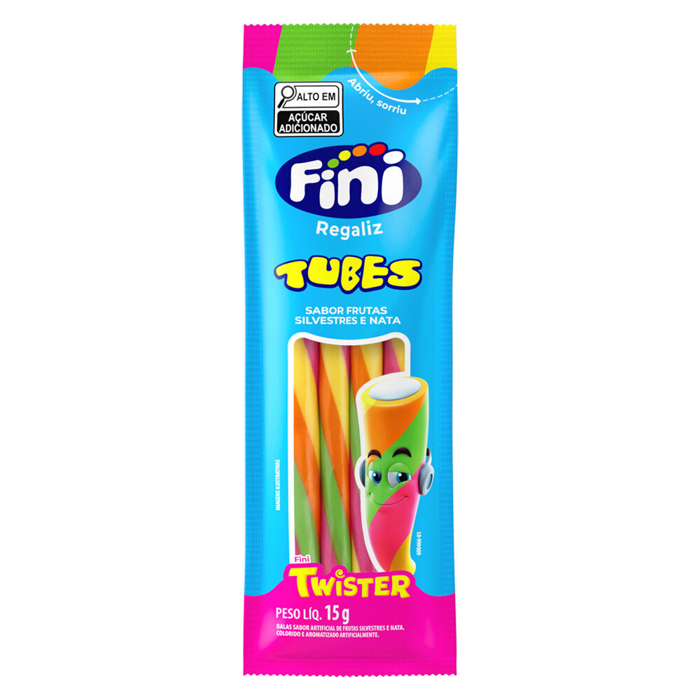 Tubes Twister com 12x15g cada - Fini