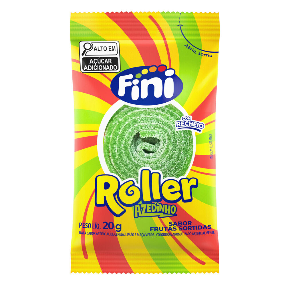 Tiras Roller Frutas Azedinho 20g- Fini