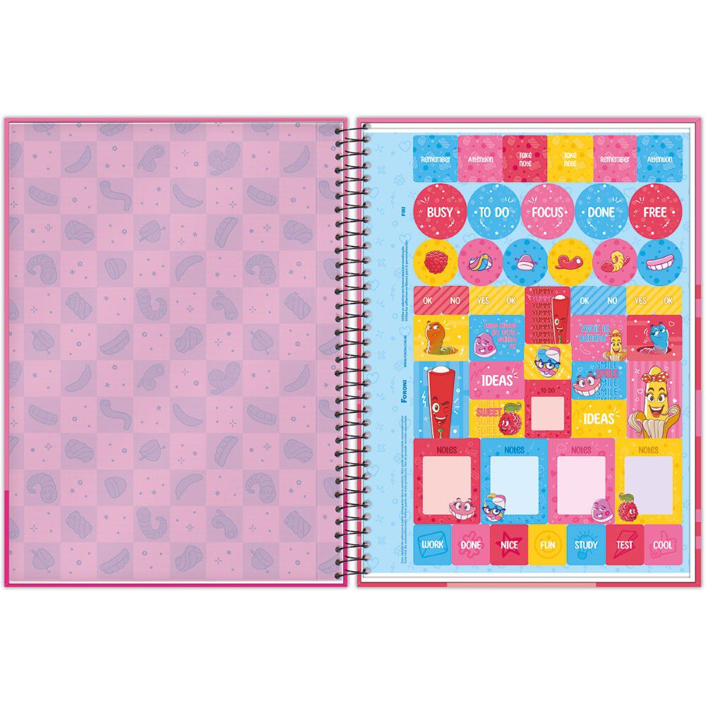 Caderno Universit&aacute;rio 80 Folhas 1 Mat&eacute;ria Marsh - Fini