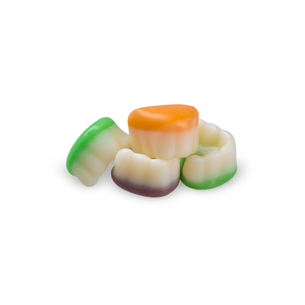 Dentaduras da Bruxa 12 pacotes de 15g cada - Fini