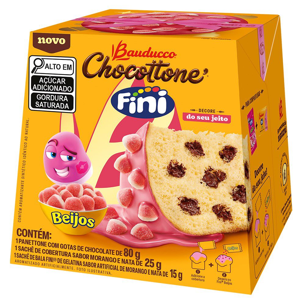 Mini Chocottone Beijos 80g - Fini