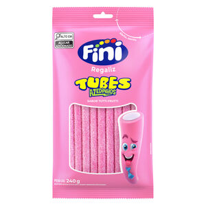 Tubes Tutti Frutti Azedinho 240g - Fini