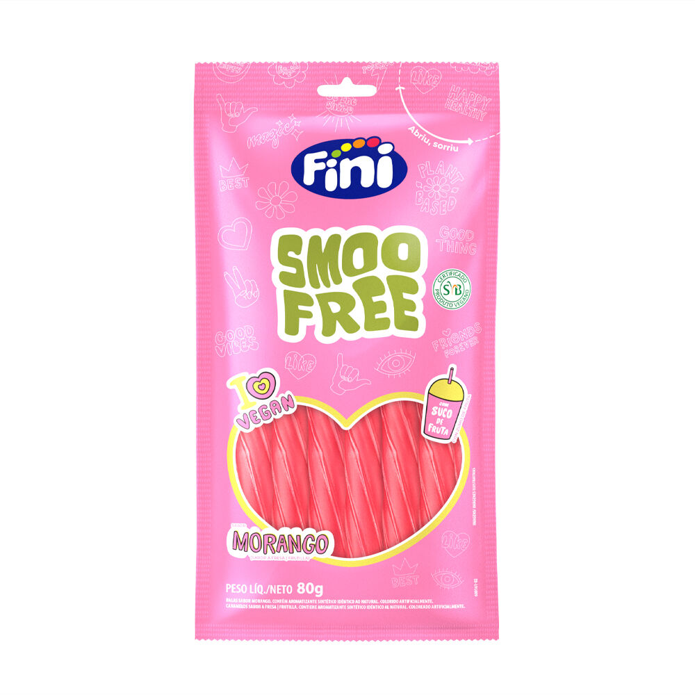 Smoofree Tubes Morango 80g - Fini