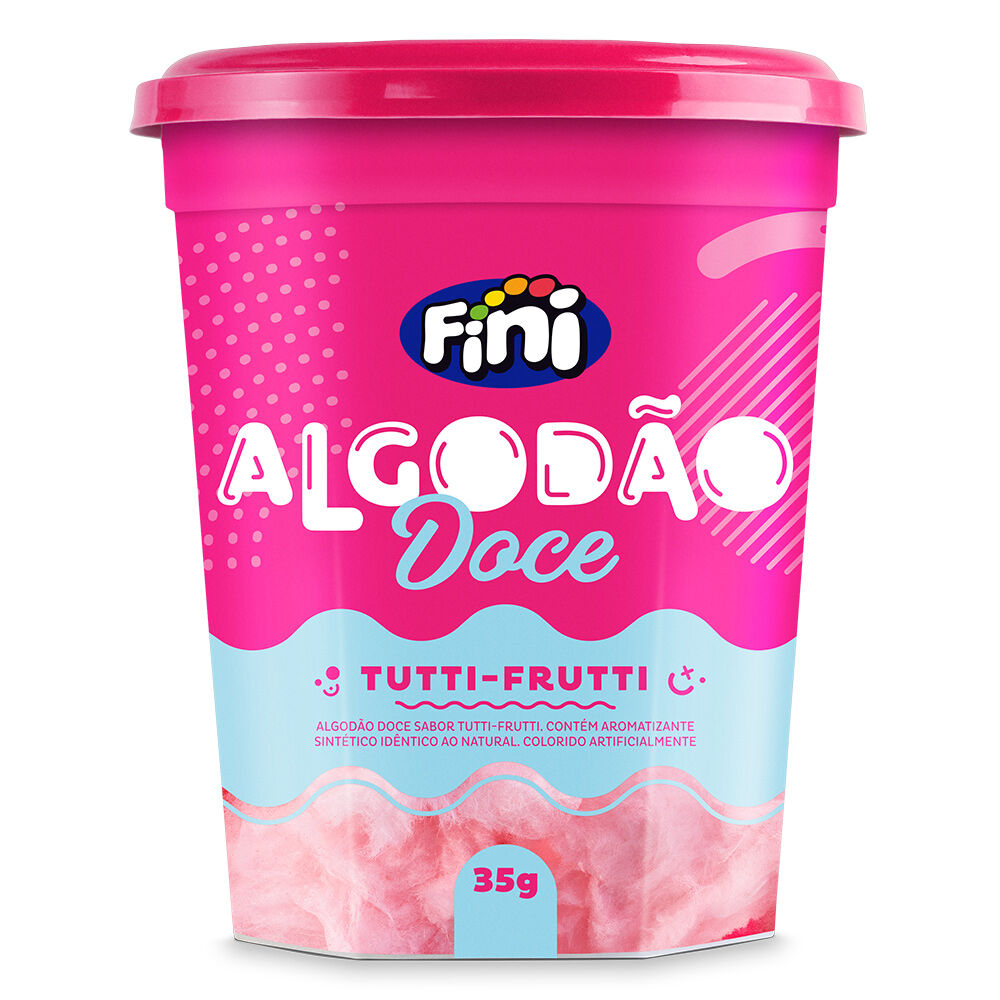 Algodão Doce Tutti Frutti 35g - Fini