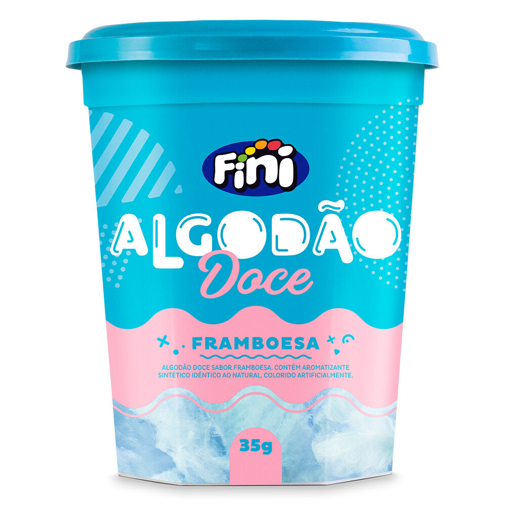 Algodão Doce Framboesa 35g - Fini