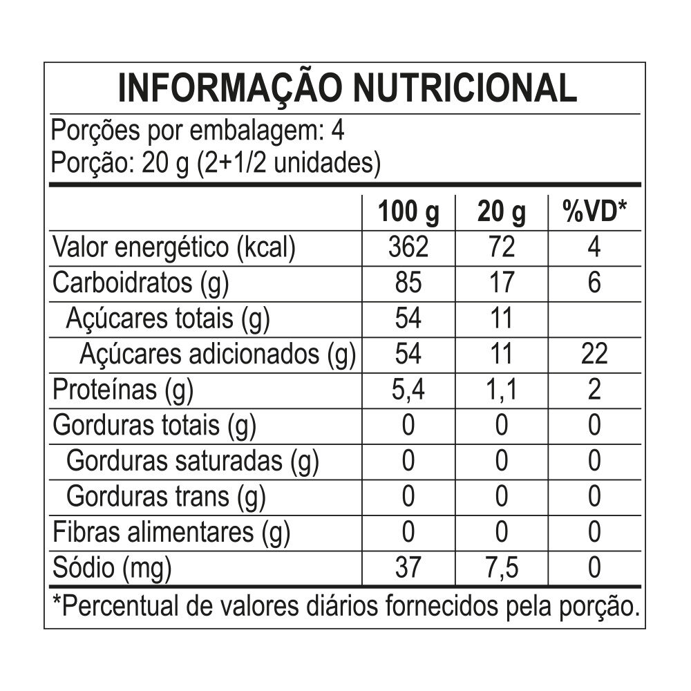 Aros de Morango Azedinhos 80g - Fini