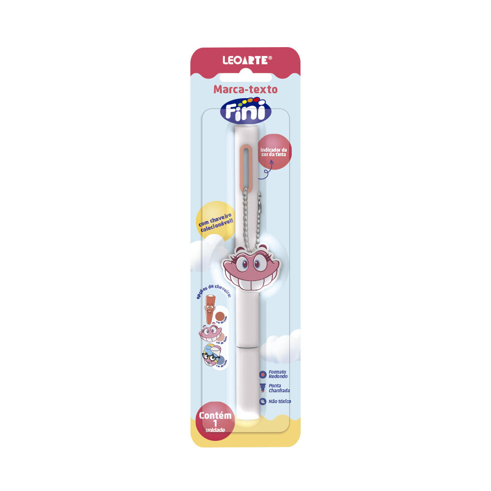 Marca Texto Com Pingente Dentadura - Fini