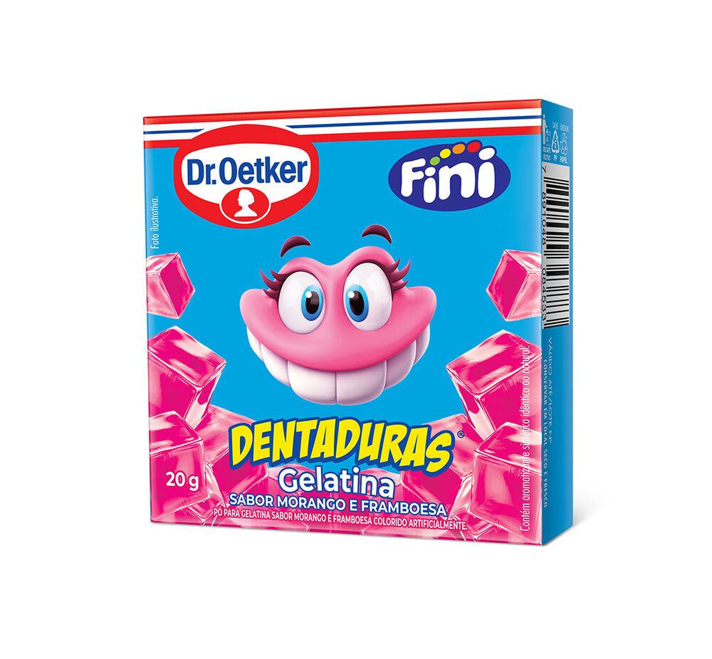 Gelatina Dentaduras - 20g- Fini