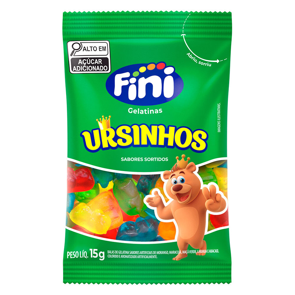 Mini Ursinhos com 12x15g cada - Fini