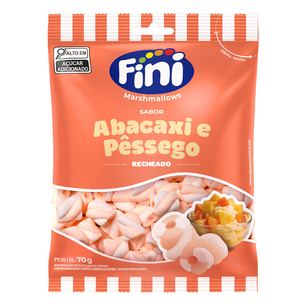 Marsh Abacaxi Com P&ecirc;ssego 70g- Fini