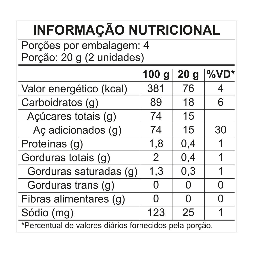 Tubes Morango 80g - Fini