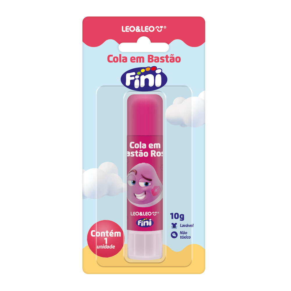 Cola Bastão Colorida Beijos 10g - Fini