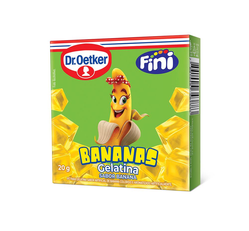 Gelatina Bananas-20g - Fini