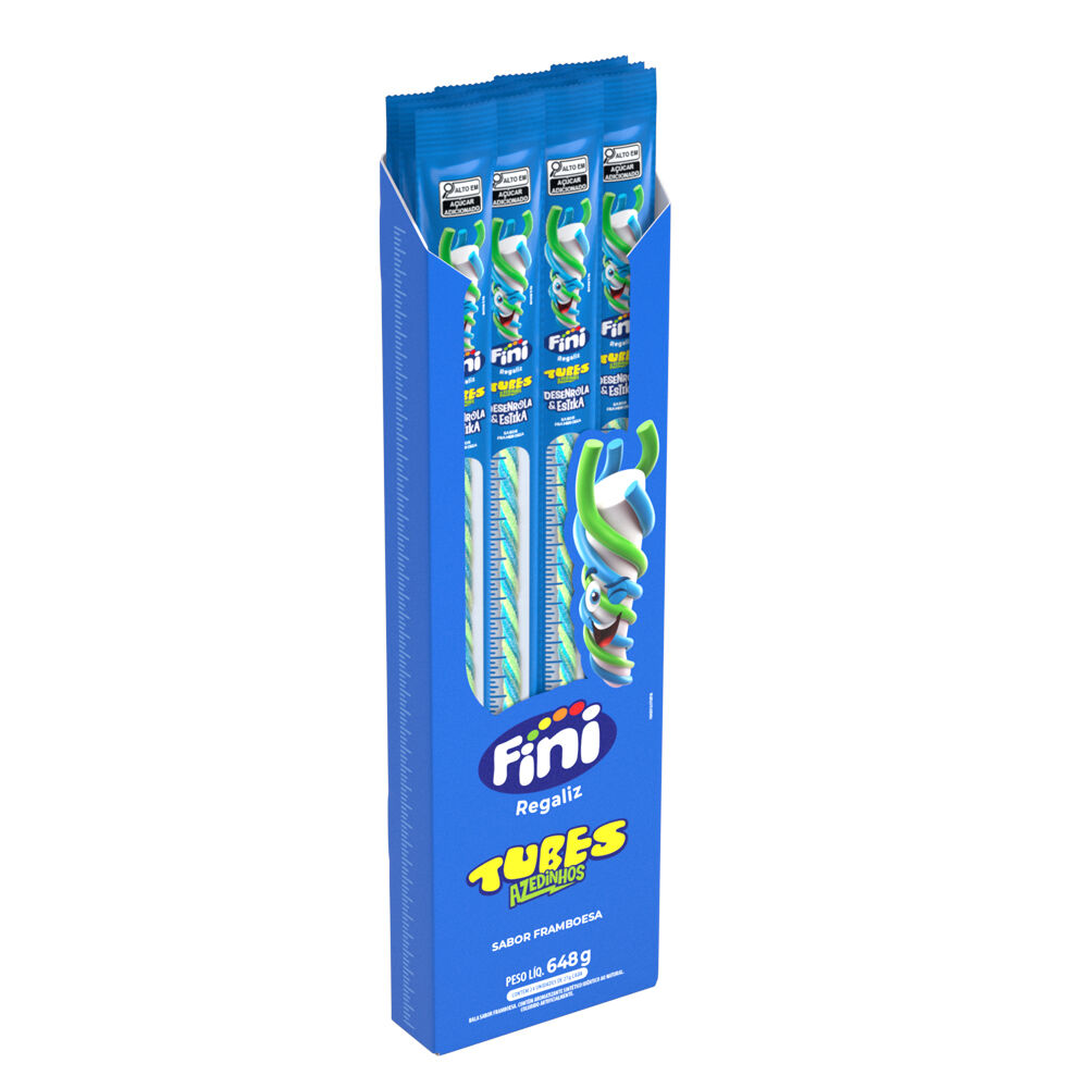 Tubes Desenrola e Estika Framboesa Azedinha com 24 unidades de 27g - Fini