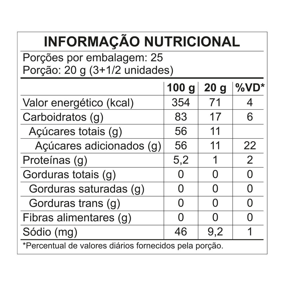 Dentaduras 500g - Fini