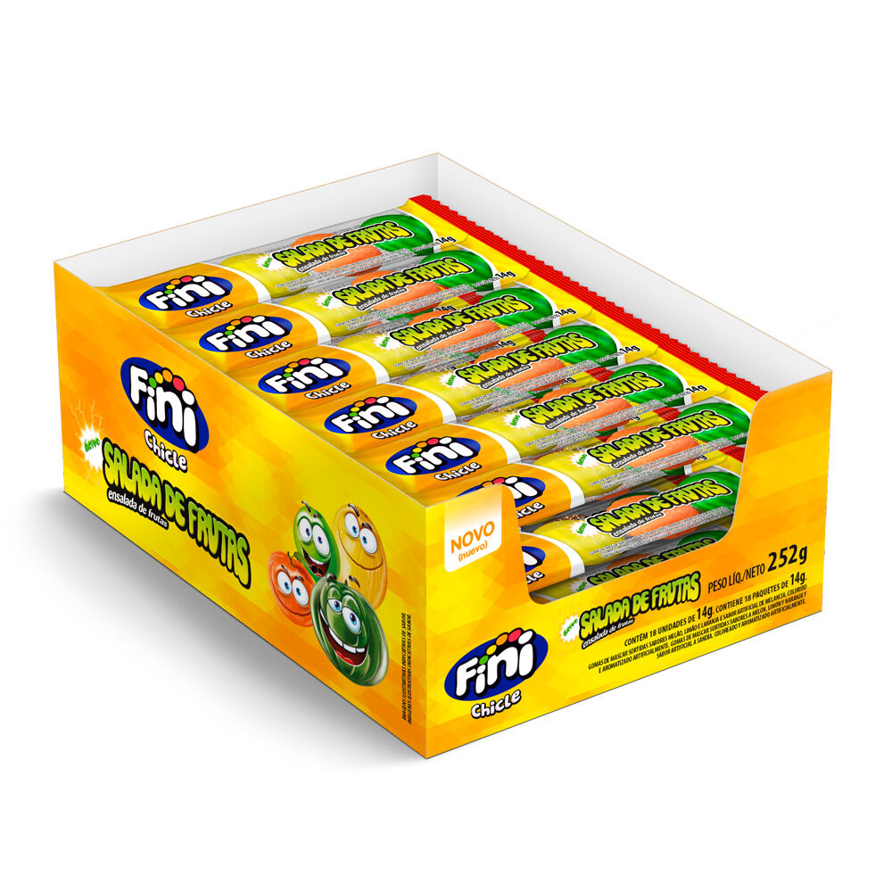 Salada de Frutas Azedinhas com 18 unidades de 14g cada - Fini