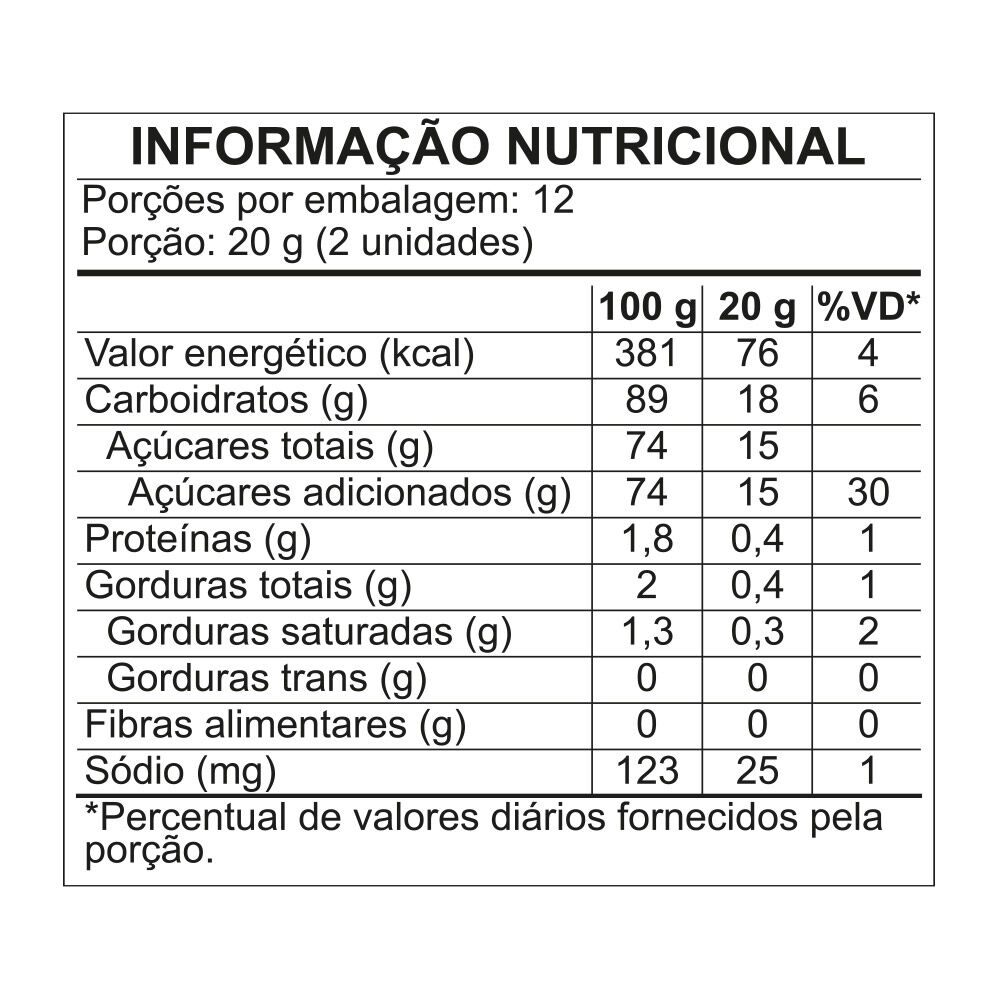 Tubes Morango 240g - Fini