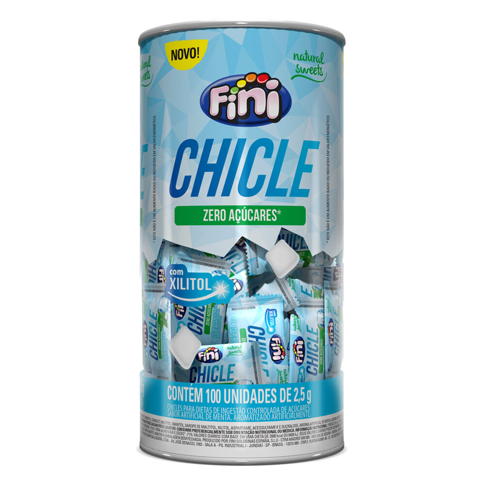 Pote Chicle 0% Açúcar 18g - Fini