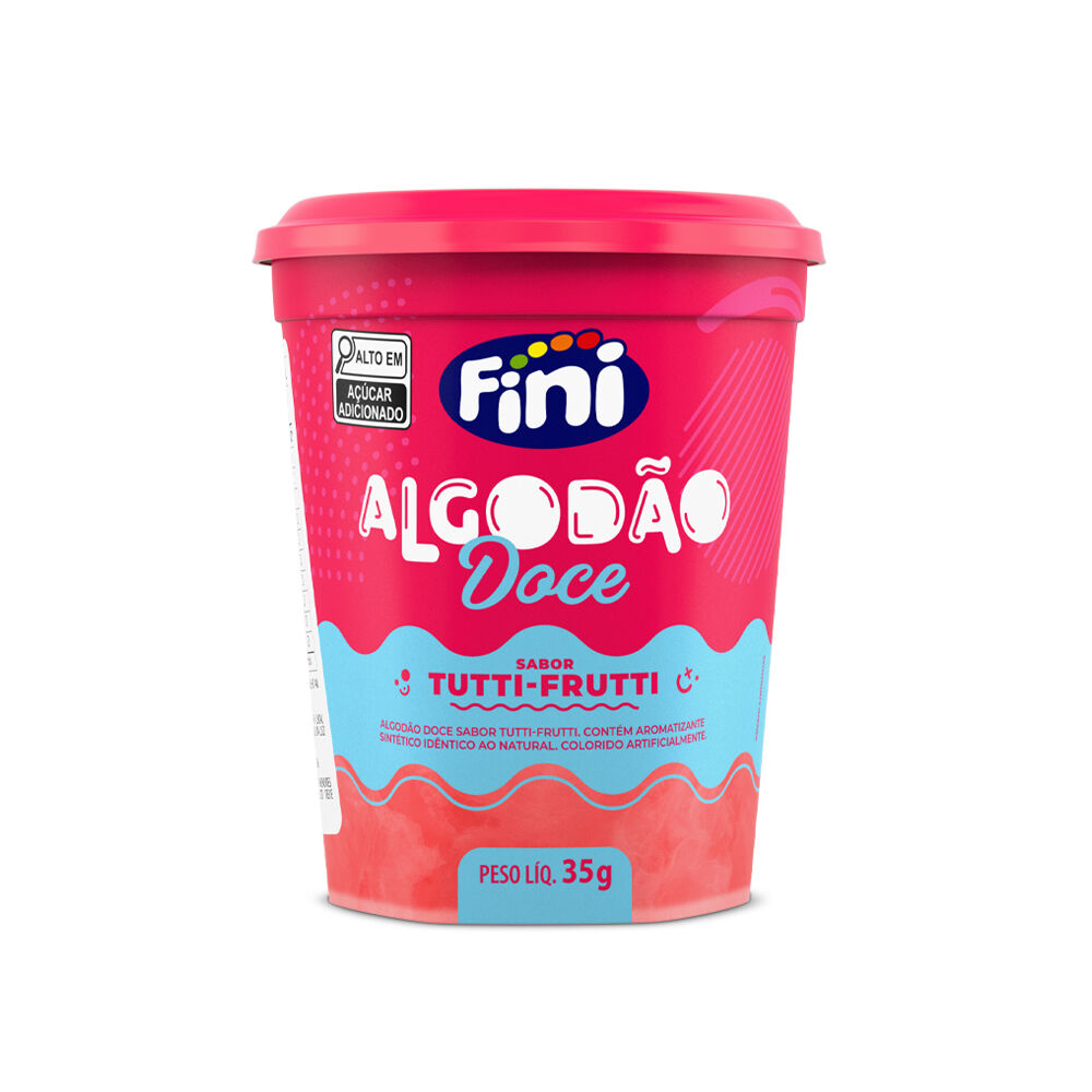 Algodão Doce Tutti Frutti 35g - Fini