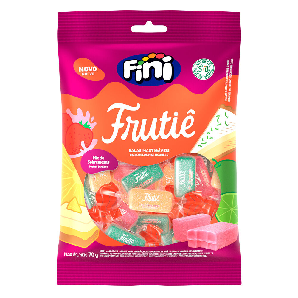 Frutiê Mix de Sobremesas 70g - Fini