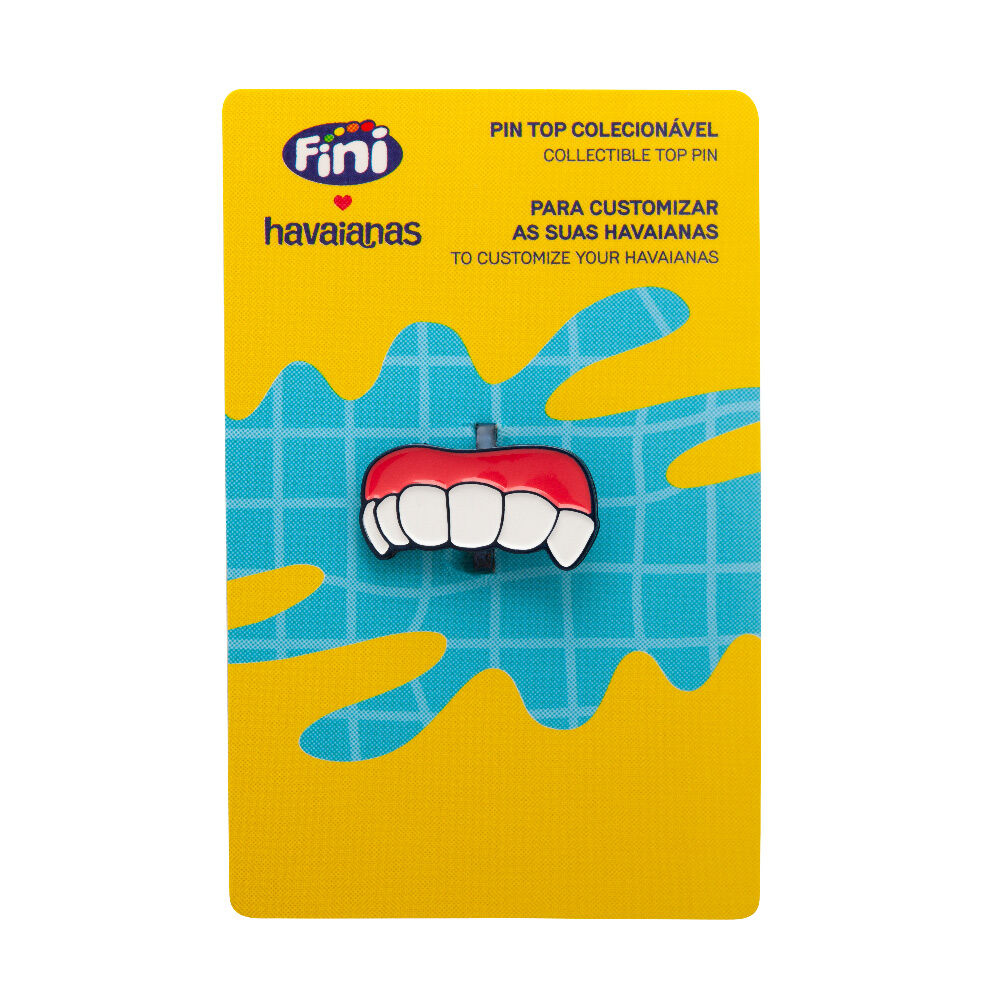 Pin Dentadura Havaianas Fini