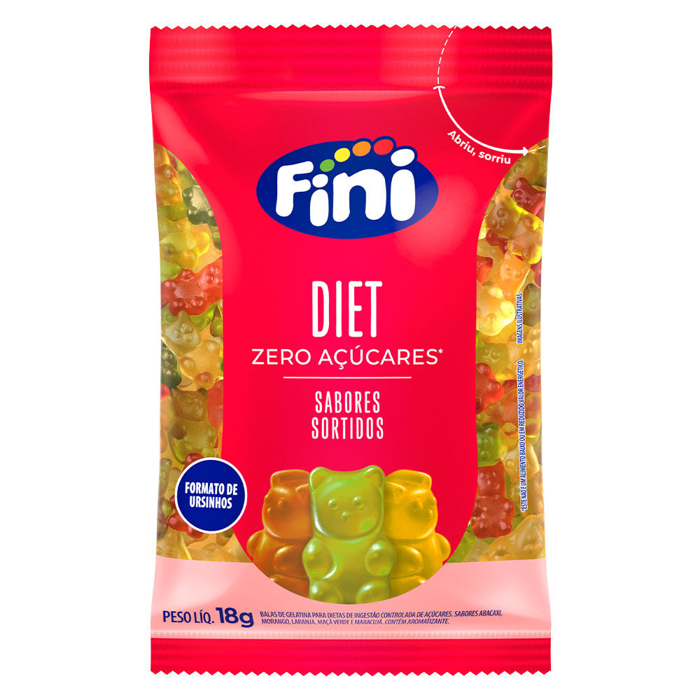 Ursinhos Diet 18g - Fini