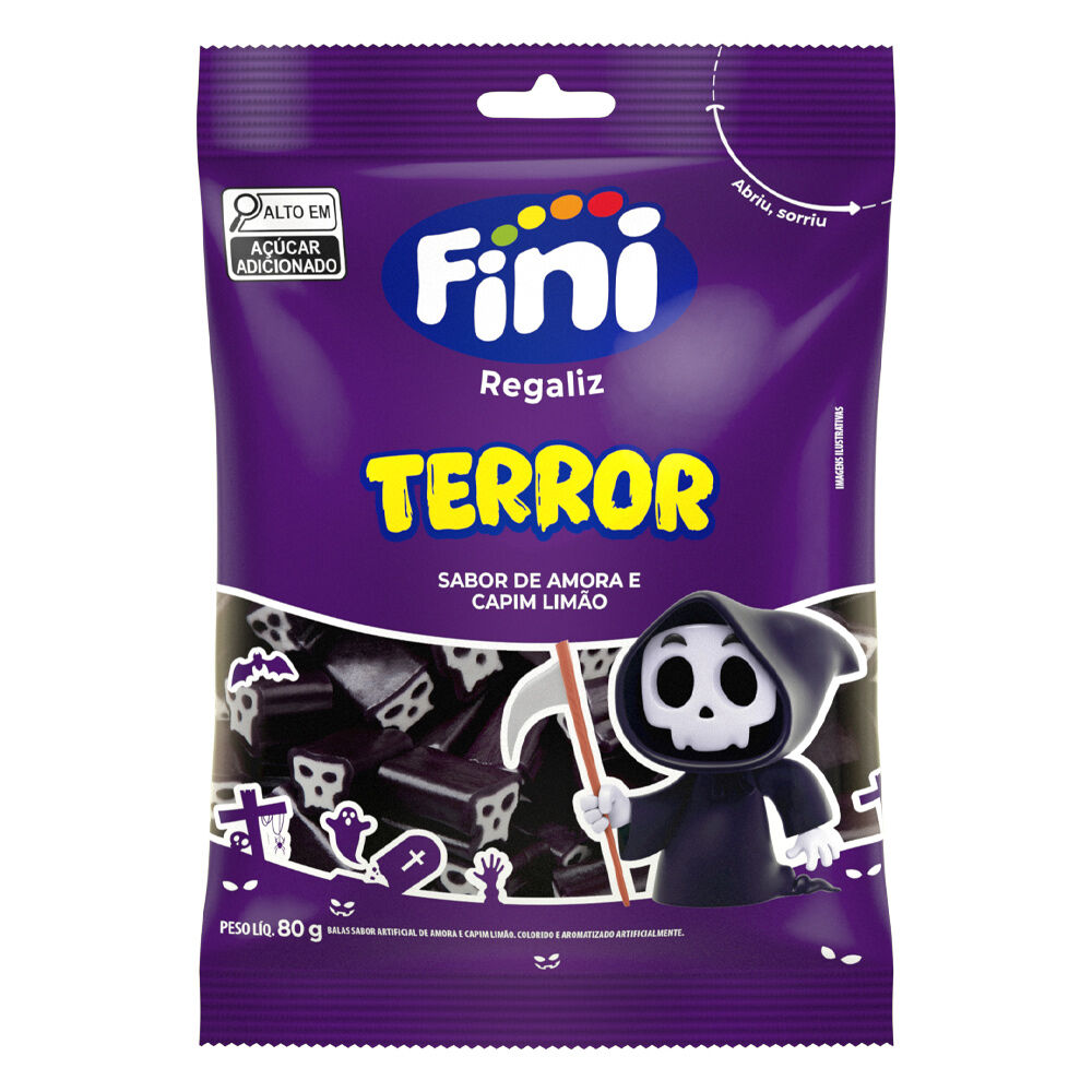 Regaliz Terror 80g - Fini