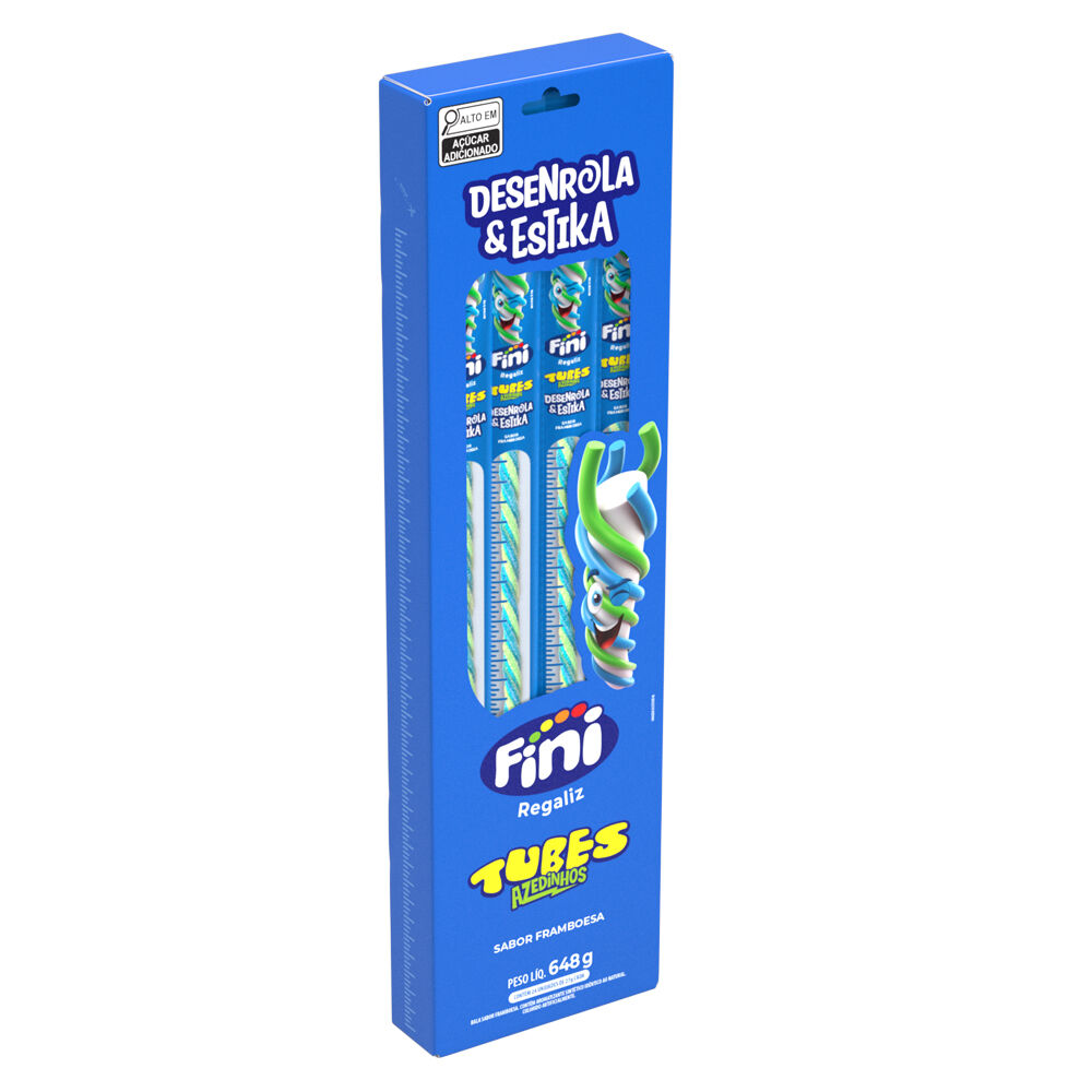 Tubes Desenrola e Estika Framboesa Azedinha com 24 unidades de 27g - Fini