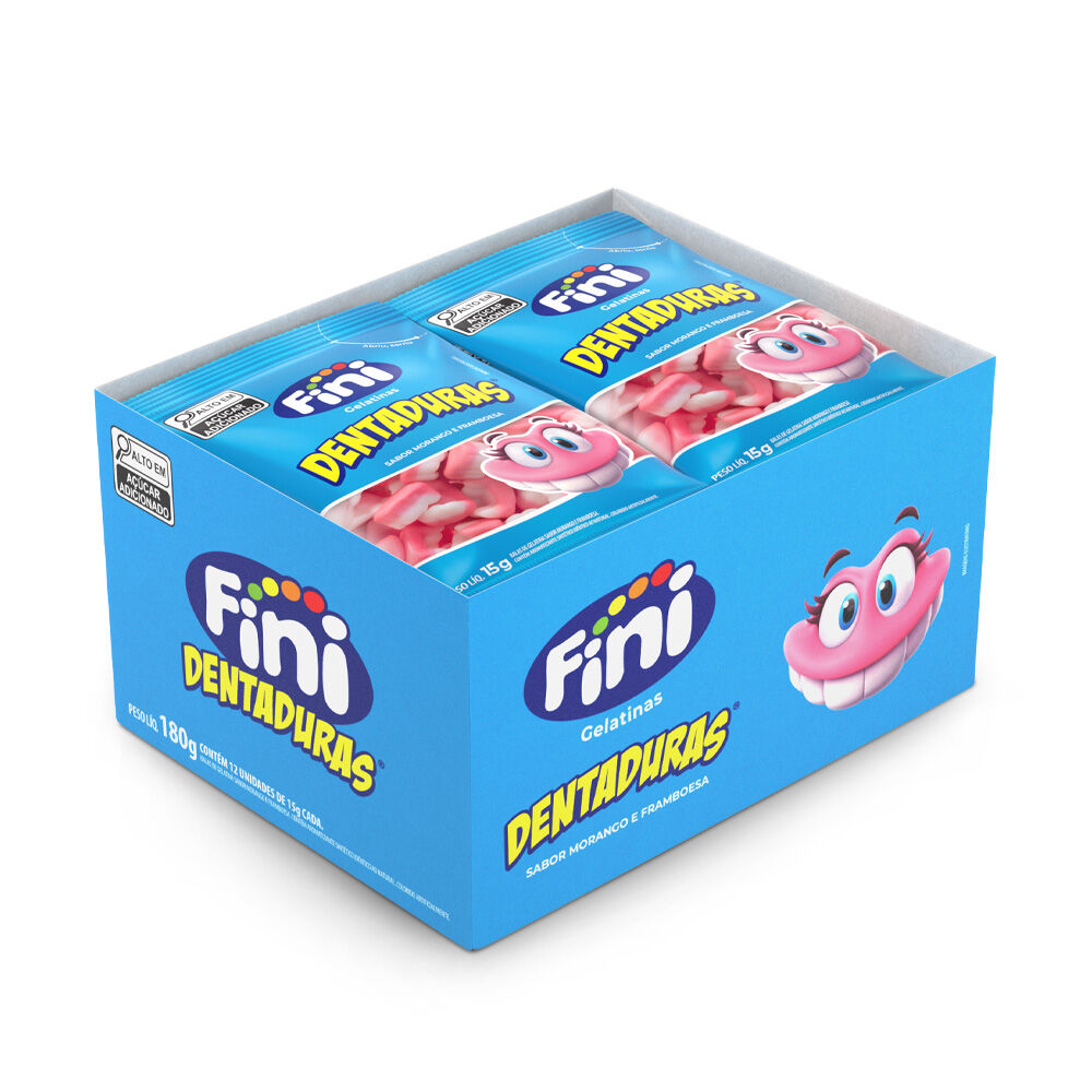 Mini Dentaduras com 12x15g cada - Fini