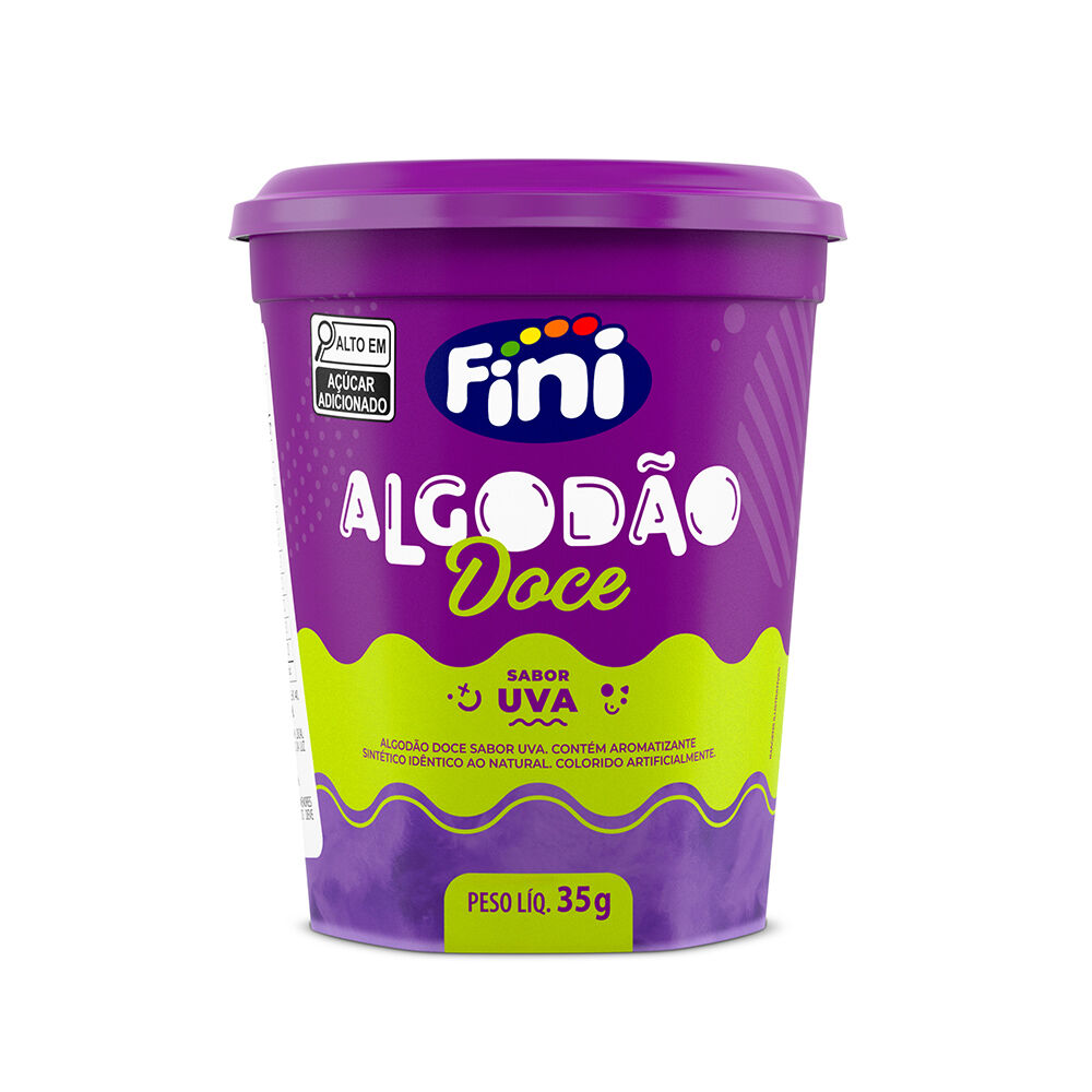Algodão Doce Uva 35g - Fini