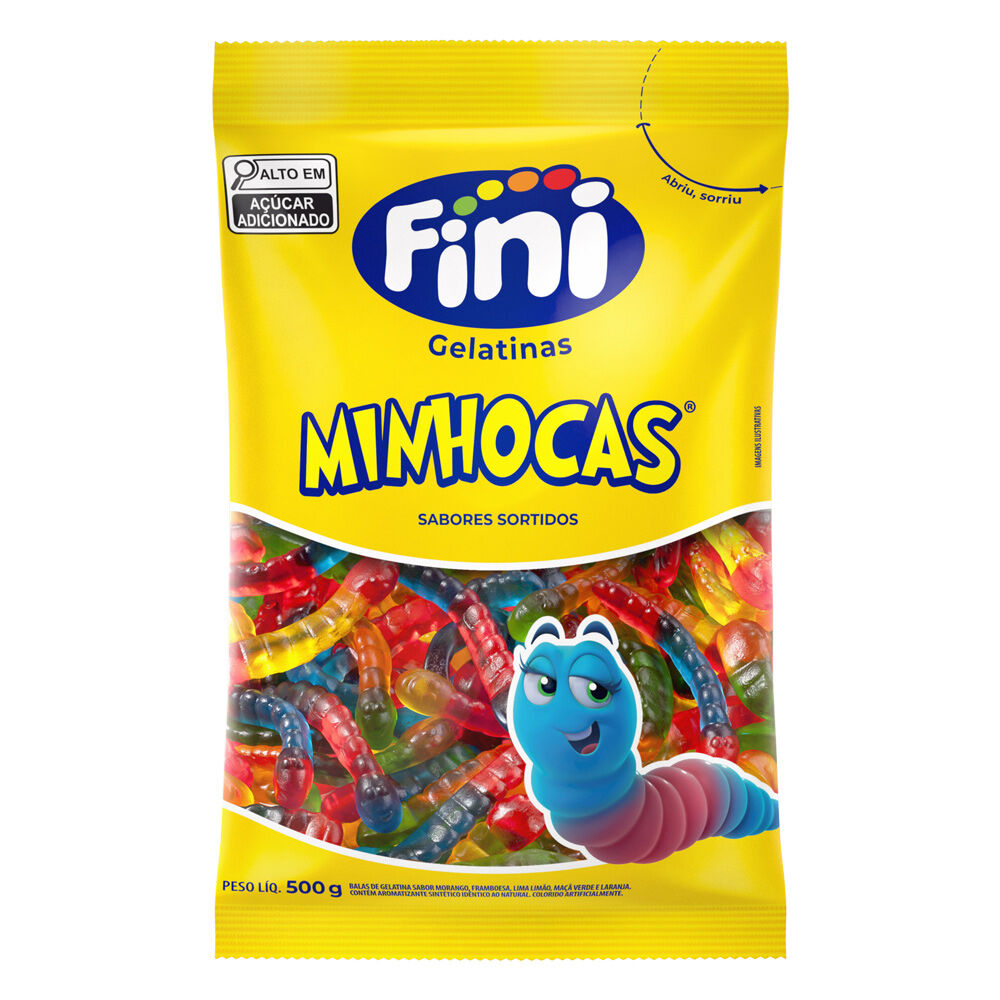 Minhocas 500g - Fini