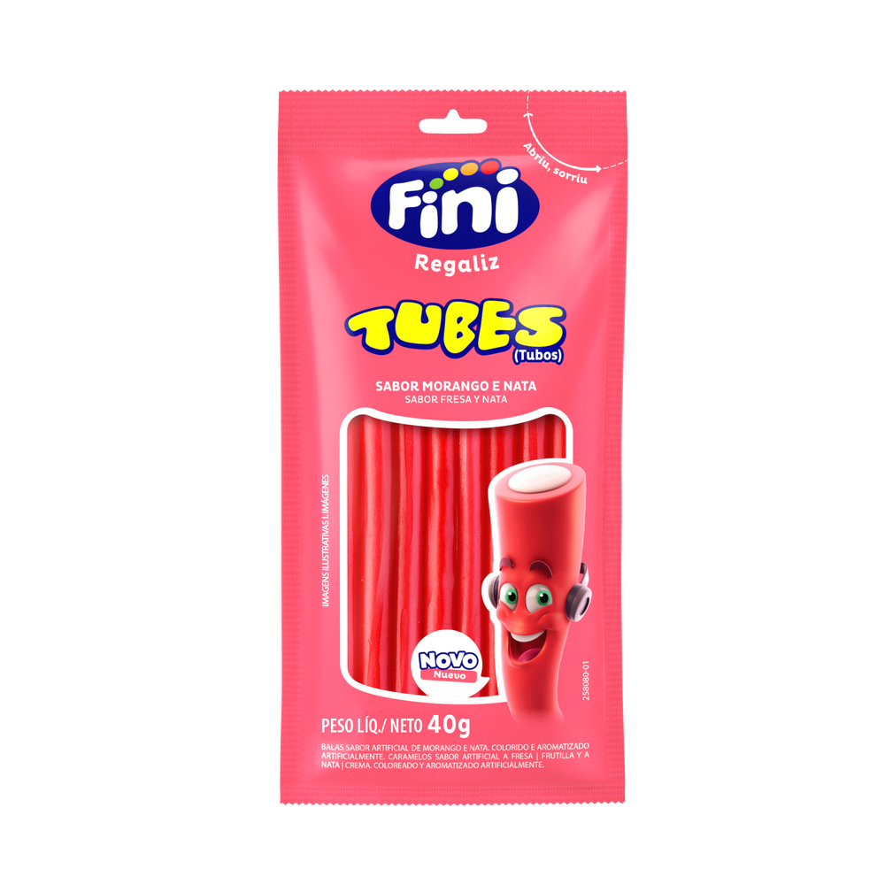 Tubes Morango 40g - Fini