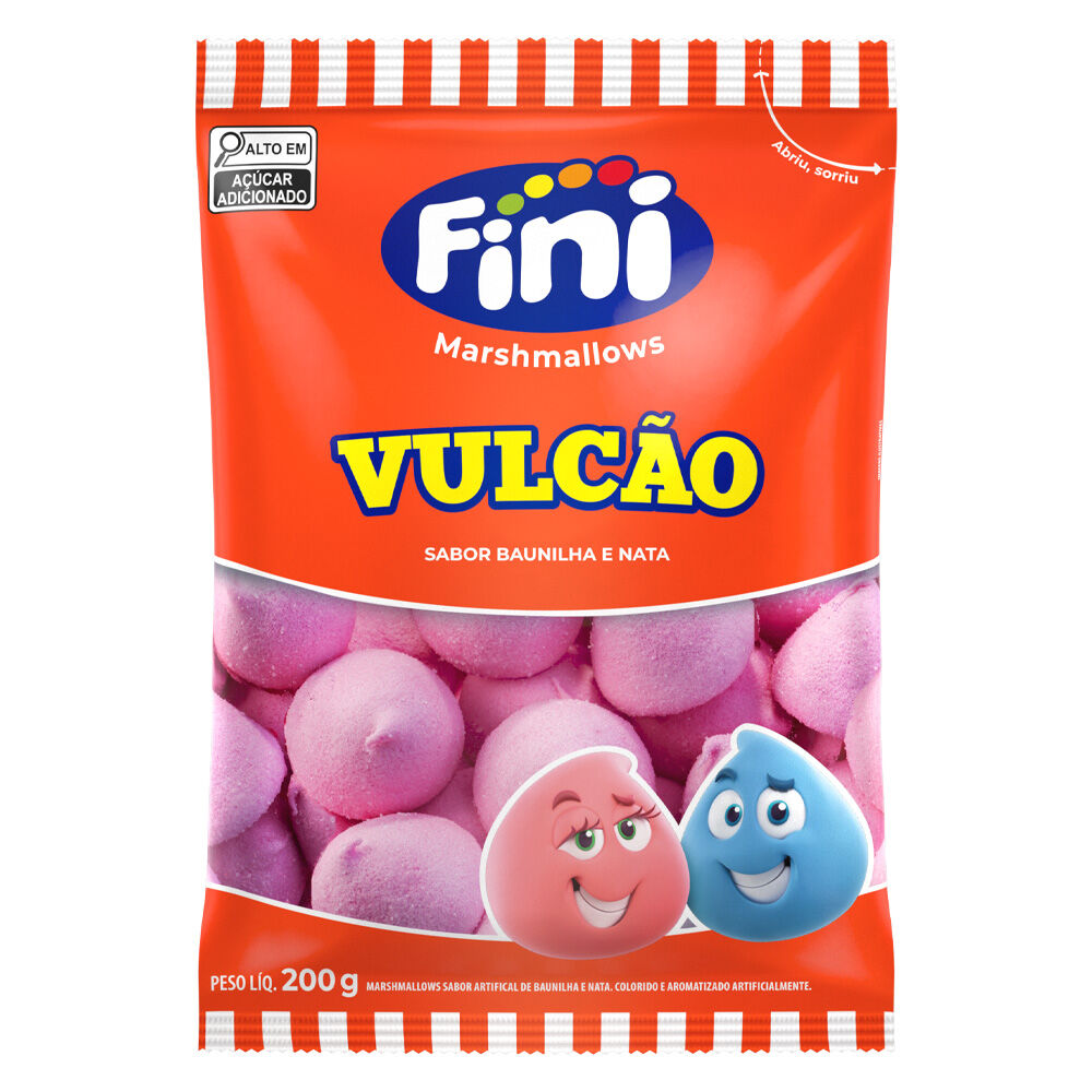 Vulcão Rosa 200g- Fini