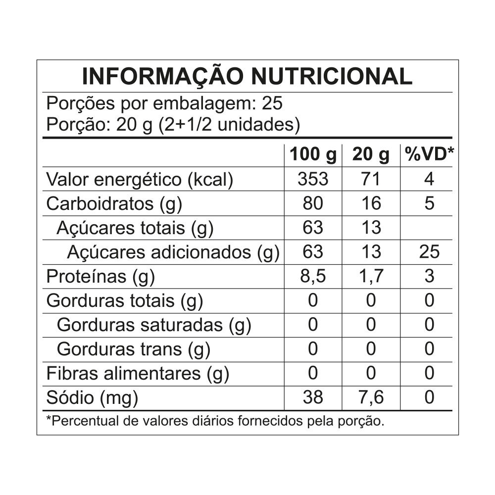 Aros de Morango Azedinhos 500g - Fini