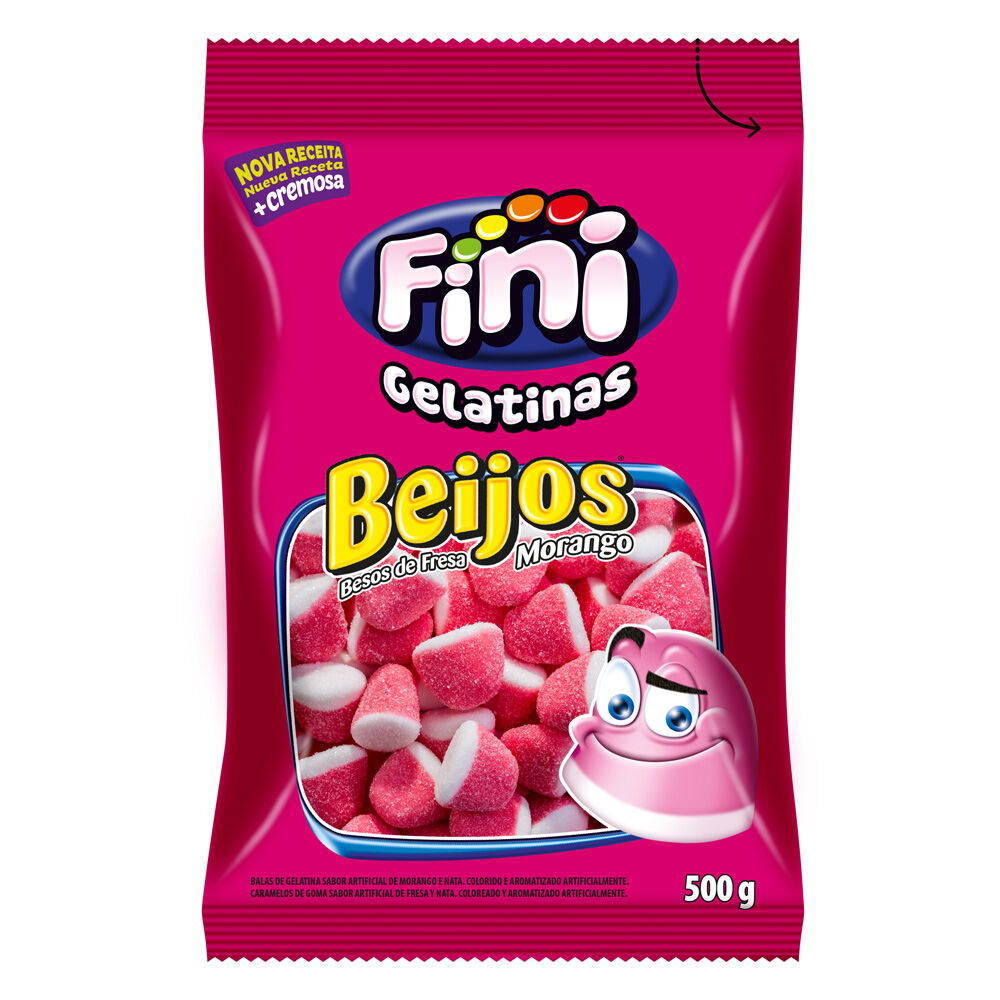 Beijos de Morango 500g - Fini