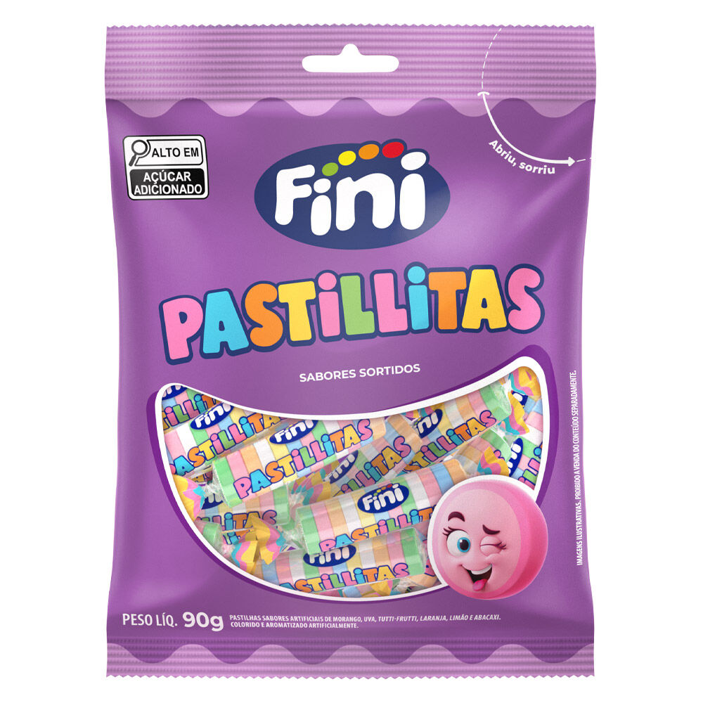Pastillitas Frutas 90g - Fini