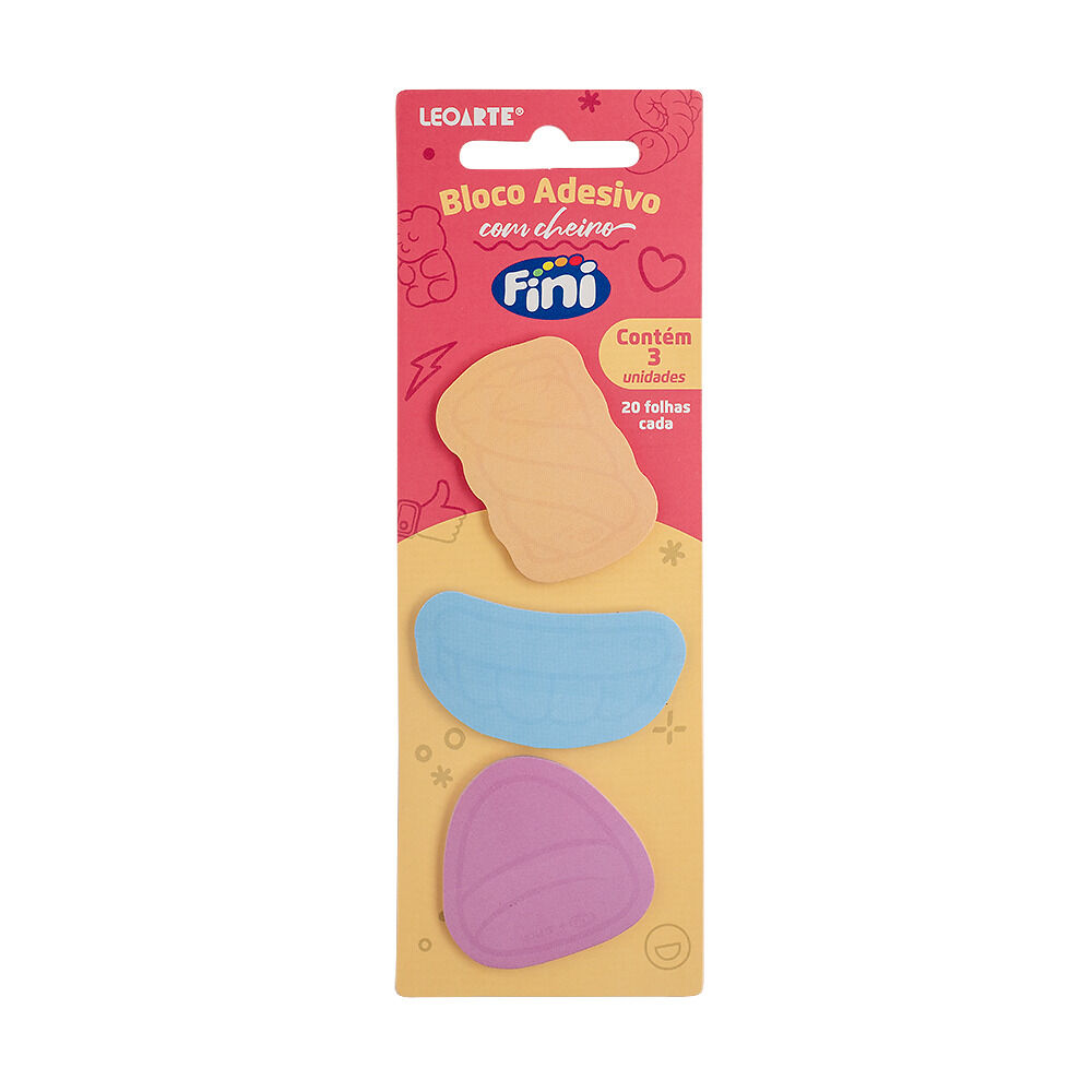 Bloco Adesivo Personagens Com Aroma - Fini