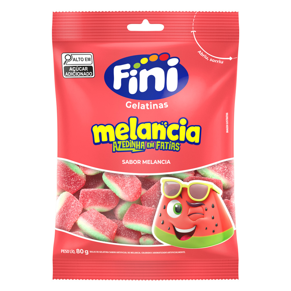 Melancia Azedinha em Fatias 80g - Fini